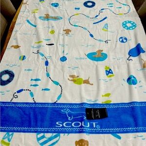 New Scout Dachshund beach towel